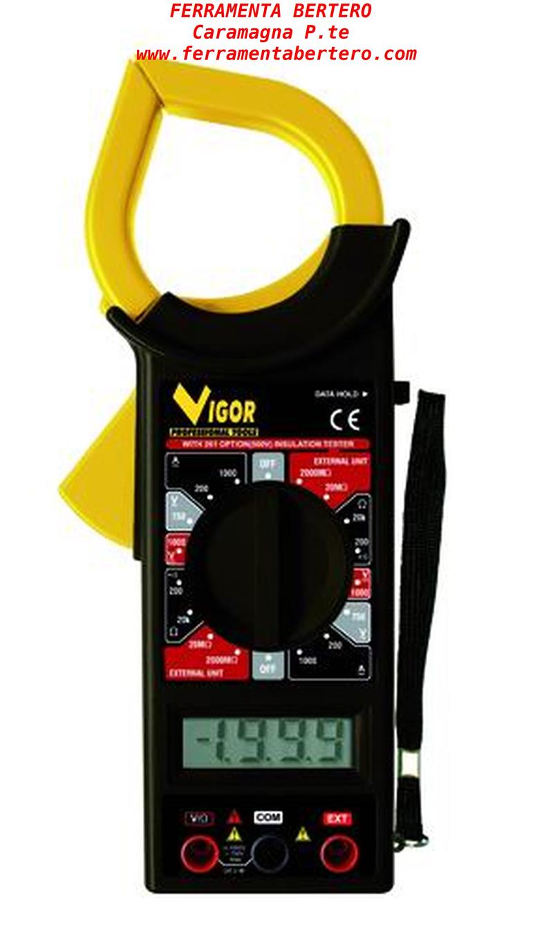 PINZE TESTER AMPEROMETRICO VIGOR